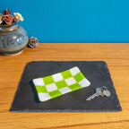 15x8cm Chequered White/Colour Medium Tray - Bullseye Collection