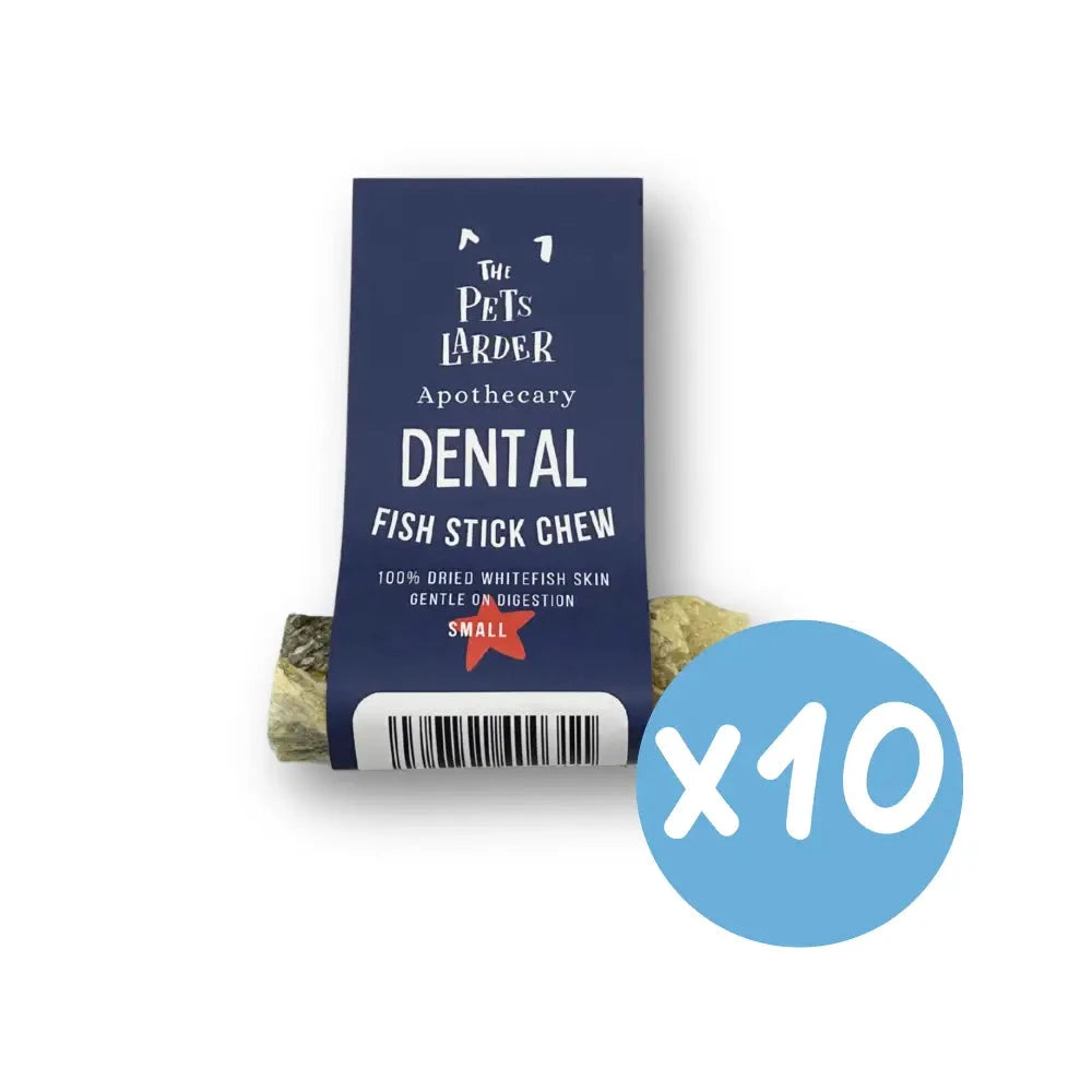 Natural Dog Chews - 100% Fish Skin Sticks from Cornwall by The Pets Larder (fish-stick-chew-for-dogs)