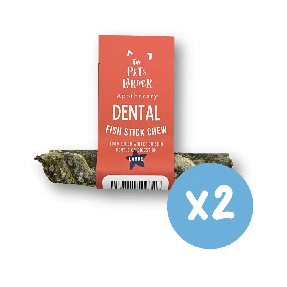 Natural Dog Chews - 100% Fish Skin Sticks from Cornwall by The Pets Larder (fish-stick-chew-for-dogs)