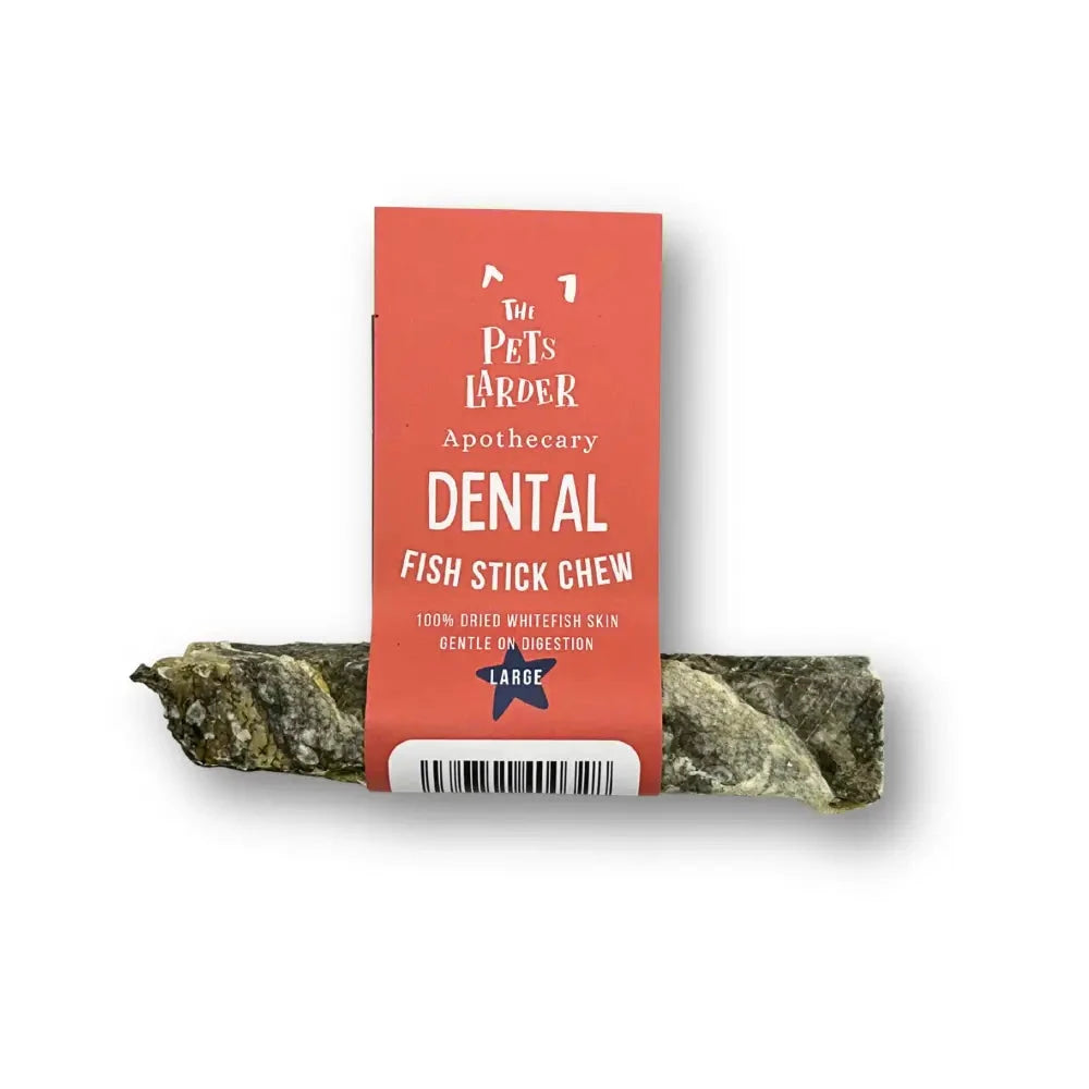 Natural Dog Chews - 100% Fish Skin Sticks from Cornwall by The Pets Larder (fish-stick-chew-for-dogs)
