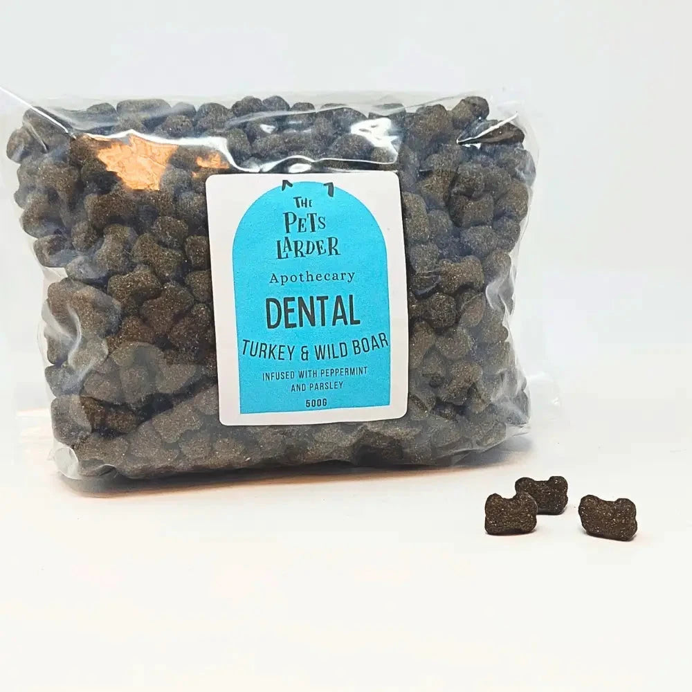 Dental Dog Treats – Turkey & Wild Boar for Fresh Breath & Clean Teeth by The Pets Larder (fresh-turkey-wild-boar-dental-cat-dog-treats)