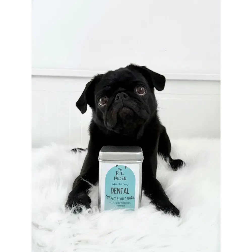 Dental Dog Treats – Turkey & Wild Boar for Fresh Breath & Clean Teeth by The Pets Larder (fresh-turkey-wild-boar-dental-cat-dog-treats)