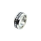 Sterling Silver Statement Ring – Bold Square Design