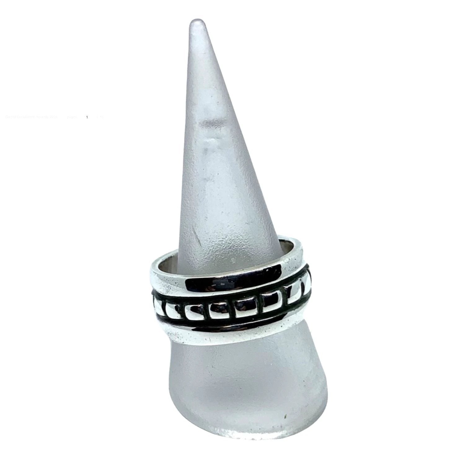 Men's Sterling Silver Ring - Bold Square Design by Cornish Artisan by Tg-Jewellery By Tamara Gervasio (square-ring-for-men-sterling-silver-925)