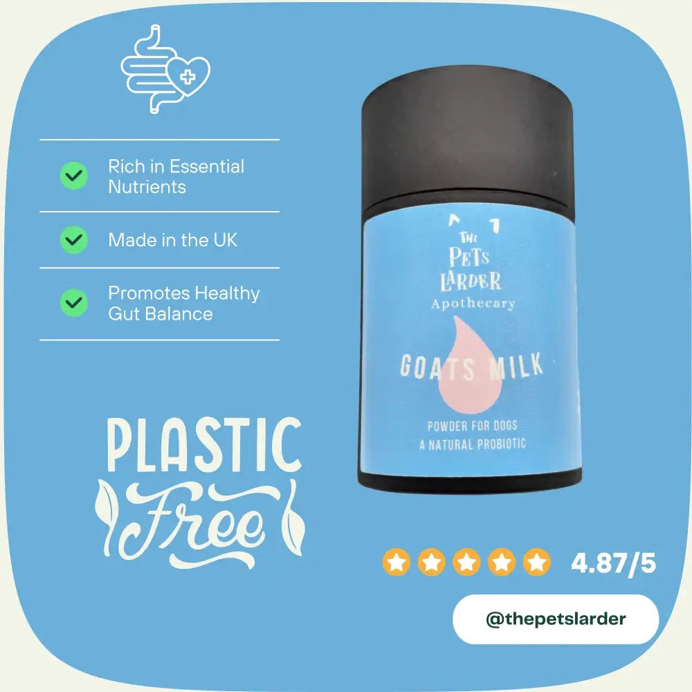Goats Milk for Dogs – Natural Probiotic Powder by The Pets Larder (goats-milk-powder-for-dogs-a-natural-probiotic)