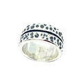 Men's Sterling Silver Ring - Handcrafted Statement Band