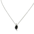 Sterling Silver Necklace with 18k Gold Accent - Contemporary Design by Tg-Jewellery By Tamara Gervasio (erotika-necklace-sterling-silver-925-with-18k-gold-accent-1)