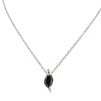 Sterling Silver Necklace with 18k Gold Accent - Contemporary Design by Tg-Jewellery By Tamara Gervasio (erotika-necklace-sterling-silver-925-with-18k-gold-accent-1)