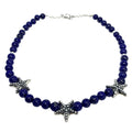 Lapis Lazuli Necklace – Handcrafted with Sterling Silver Starfish by Tg-Jewellery By Tamara Gervasio (handmade-lapis-lazuli-beads-necklace-with-sterling-silver-starfish)