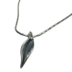Sterling Silver Necklace with Gold Accent - Handmade Erotika Design by Tg-Jewellery By Tamara Gervasio (erotika-necklace-sterling-silver-925-with-18k-gold-accent)