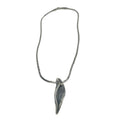 Sterling Silver Necklace with Gold Accent - Handmade Erotika Design by Tg-Jewellery By Tamara Gervasio (erotika-necklace-sterling-silver-925-with-18k-gold-accent)