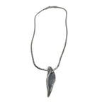 Sterling Silver Necklace with Gold Accent - Handmade Erotika Design by Tg-Jewellery By Tamara Gervasio (erotika-necklace-sterling-silver-925-with-18k-gold-accent)