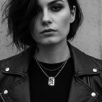 Skull Choker Necklace – Handcrafted Sterling Silver Gothic Statement by Tg-Jewellery By Tamara Gervasio (skull-choker-byzantine-chain-necklace-in-sterling-silver-925)