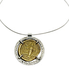 Sterling Silver Coin Pendant – Handcrafted Statement Piece by Tg-Jewellery By Tamara Gervasio (one-of-a-kind-ancient-coin-pendant-sterling-silver-statement)