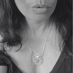 Sterling Silver Pendant Necklace – Ancient Roman Inspired by Tg-Jewellery By Tamara Gervasio (la-bocca-della-verita-pendant-necklace-sterling-silver)