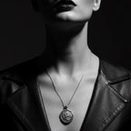 Sterling Silver Coin Pendant – Hand-Carved Classical Design by Tg-Jewellery By Tamara Gervasio (ancient-coin-pendant-necklace-hand-carved-sterling-silver)