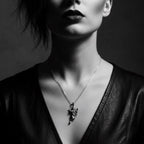Sterling Silver Necklace – Handcrafted Cherub with Panflute Pendant by Tg-Jewellery By Tamara Gervasio (cherub-panflute-necklace-sterling-silver)