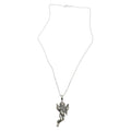 Sterling Silver Necklace – Handcrafted Cherub with Panflute Pendant by Tg-Jewellery By Tamara Gervasio (cherub-panflute-necklace-sterling-silver)
