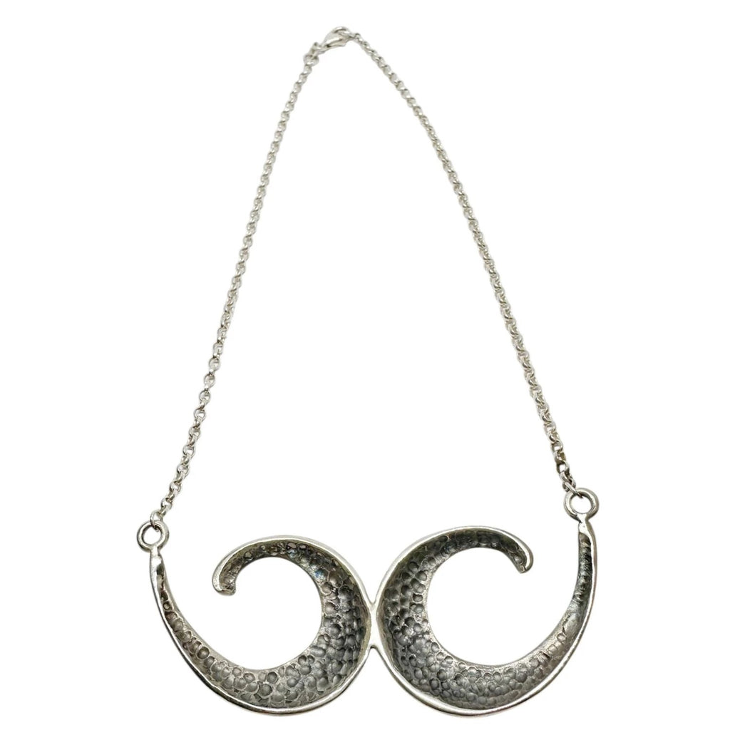 Sterling Silver Choker – Ocean-Inspired Handcrafted Design by Tg-Jewellery By Tamara Gervasio (conchiglia-choker-necklace-handcrafted-sterling-silver)