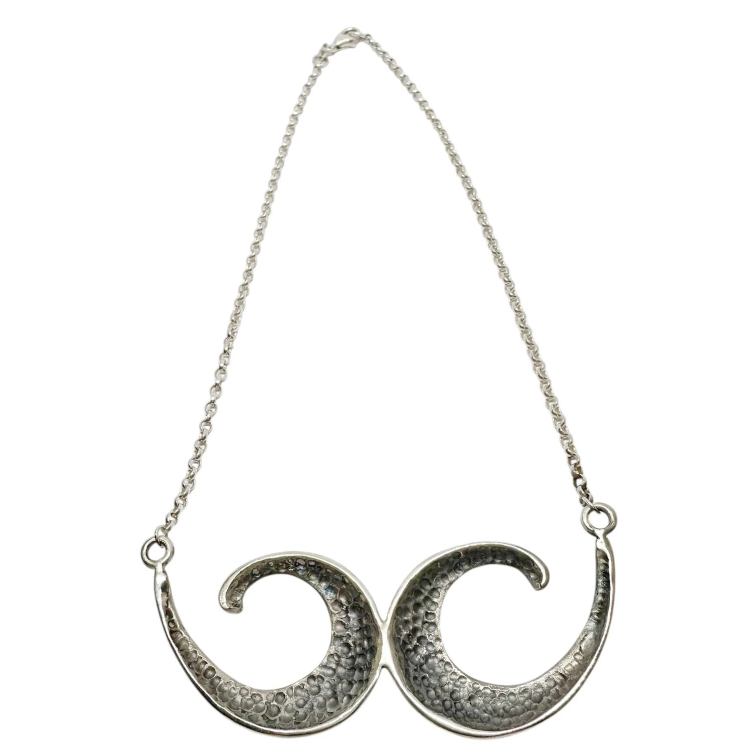 Sterling Silver Choker – Ocean-Inspired Handcrafted Design by Tg-Jewellery By Tamara Gervasio (conchiglia-choker-necklace-handcrafted-sterling-silver)