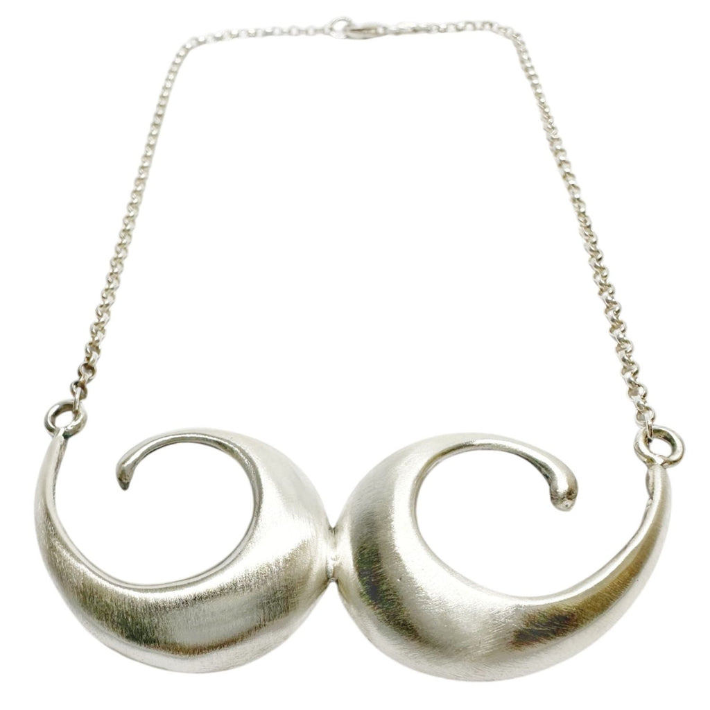Sterling Silver Choker – Ocean-Inspired Handcrafted Design by Tg-Jewellery By Tamara Gervasio (conchiglia-choker-necklace-handcrafted-sterling-silver)