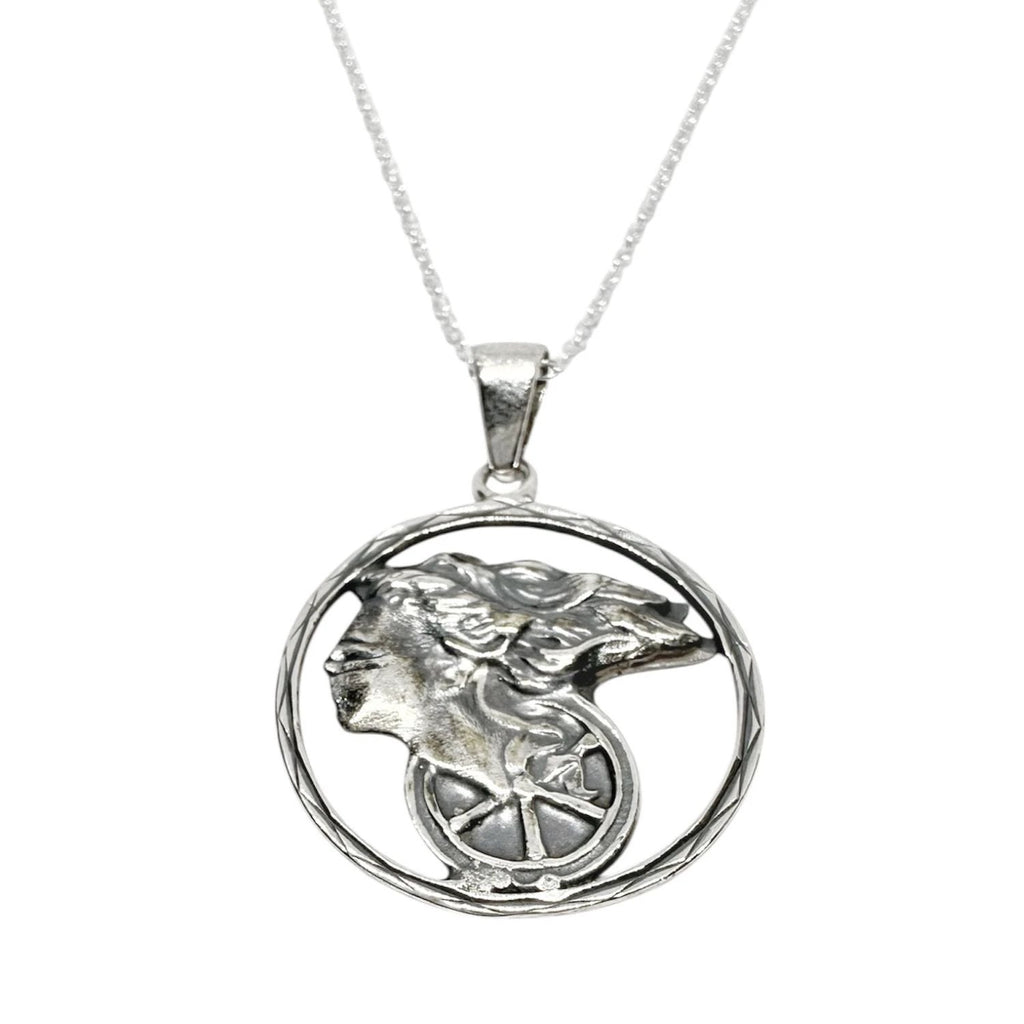 Goddess Necklace – Handcrafted Fortune Pendant in Sterling Silver by Tg-Jewellery By Tamara Gervasio (goddess-of-fortune-pendant-necklace-sterling-silver)