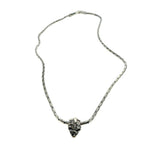 Sterling Silver Skull Necklace – Japanese Artisan Design
