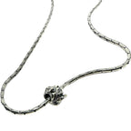 Sterling Silver Skull Necklace – Japanese Artisan Design