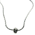 Sterling Silver Skull Necklace – Japanese Artisan Design