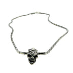 Sterling Silver Skull Necklace – Japanese Artisan Design