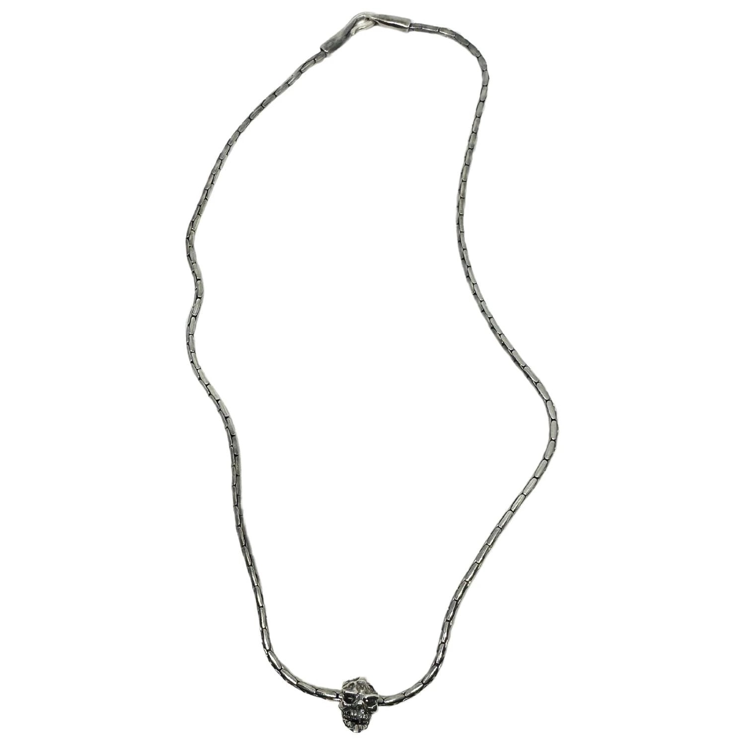 Sterling Silver Skull Necklace – Japanese Artisan Design