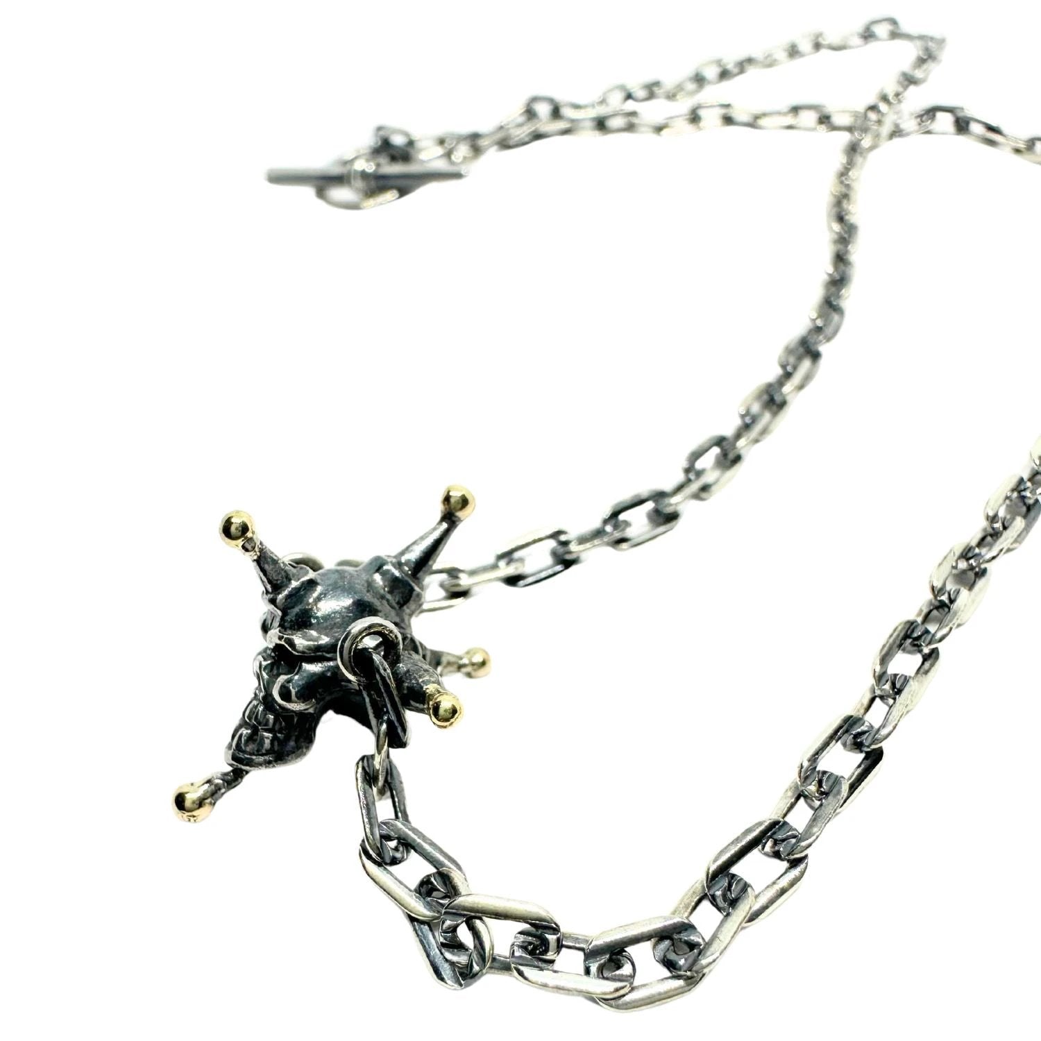 Skull Necklace - Handcrafted Sterling Silver Gothic Statement Piece