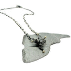 Skull Necklace - Handcrafted Sterling Silver Gothic Statement Piece