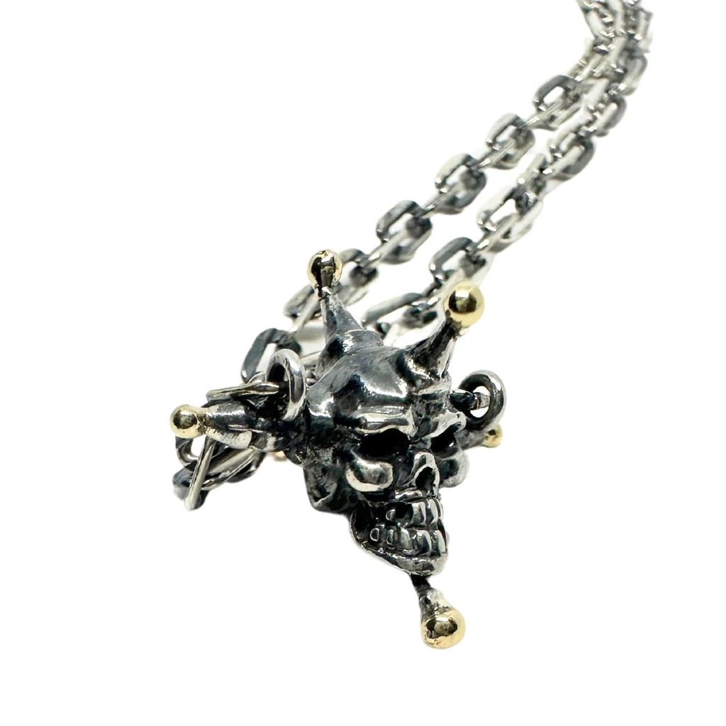 Skull Necklace - Handcrafted Sterling Silver Gothic Statement Piece