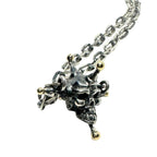 Skull Necklace - Handcrafted Sterling Silver Gothic Statement Piece