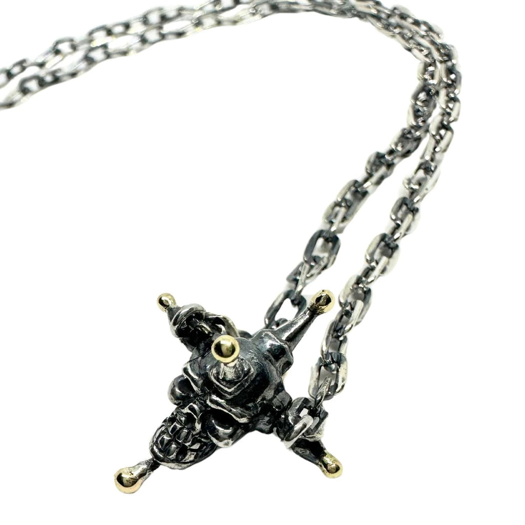 Skull Necklace - Handcrafted Sterling Silver Gothic Statement Piece