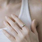 Sterling Silver Ring – Organic Sea Slug Design with Gemstone by Tg-Jewellery By Tamara Gervasio (sea-slug-ring-sterling-silver-925-with-cabochon-iolite-peridot-or-garnet)