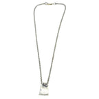 Sterling Silver Skull Necklace - Handcrafted Gothic Statement Piece by Tg-Jewellery By Tamara Gervasio (skeleton-grave-spiga-chain-necklace-in-sterling-silver-925-38cm)