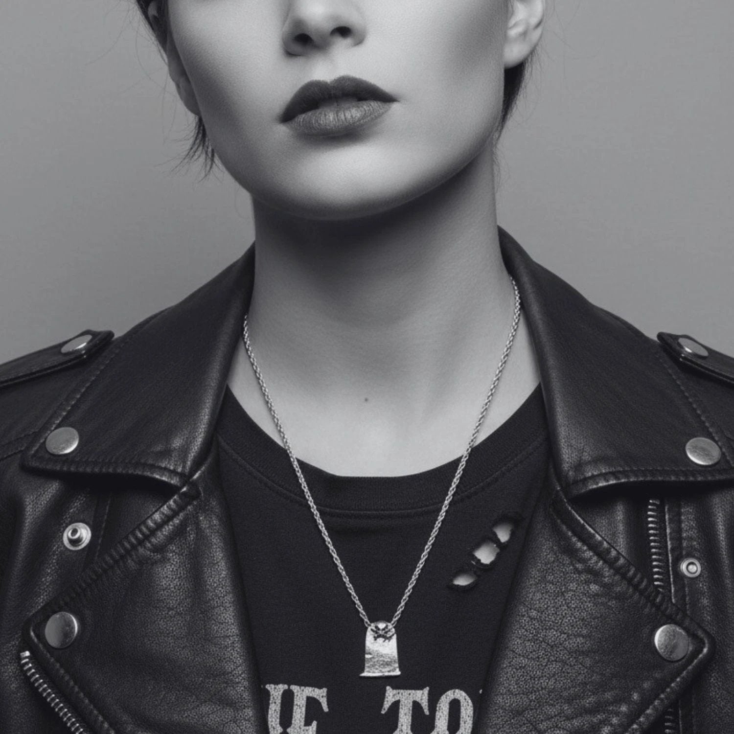 Sterling Silver Skull Necklace - Handcrafted Gothic Statement Piece by Tg-Jewellery By Tamara Gervasio (skeleton-grave-spiga-chain-necklace-in-sterling-silver-925-38cm)