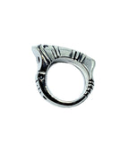 Statement Ring – Sculptural Sterling Silver Design by Tg-Jewellery By Tamara Gervasio (eyebrow-unisex-ring-sterling-silver-925)