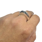Statement Ring – Bold Sculptural Design in Sterling Silver by Tg-Jewellery By Tamara Gervasio (fountain-ring-sterling-silver-925-with-rubies-or-cubic-zirconia)