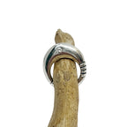 Statement Ring – Bold Sculptural Design in Sterling Silver by Tg-Jewellery By Tamara Gervasio (fountain-ring-sterling-silver-925-with-rubies-or-cubic-zirconia)