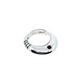 Statement Ring – Bold Sculptural Design in Sterling Silver by Tg-Jewellery By Tamara Gervasio (fountain-ring-sterling-silver-925-with-rubies-or-cubic-zirconia)