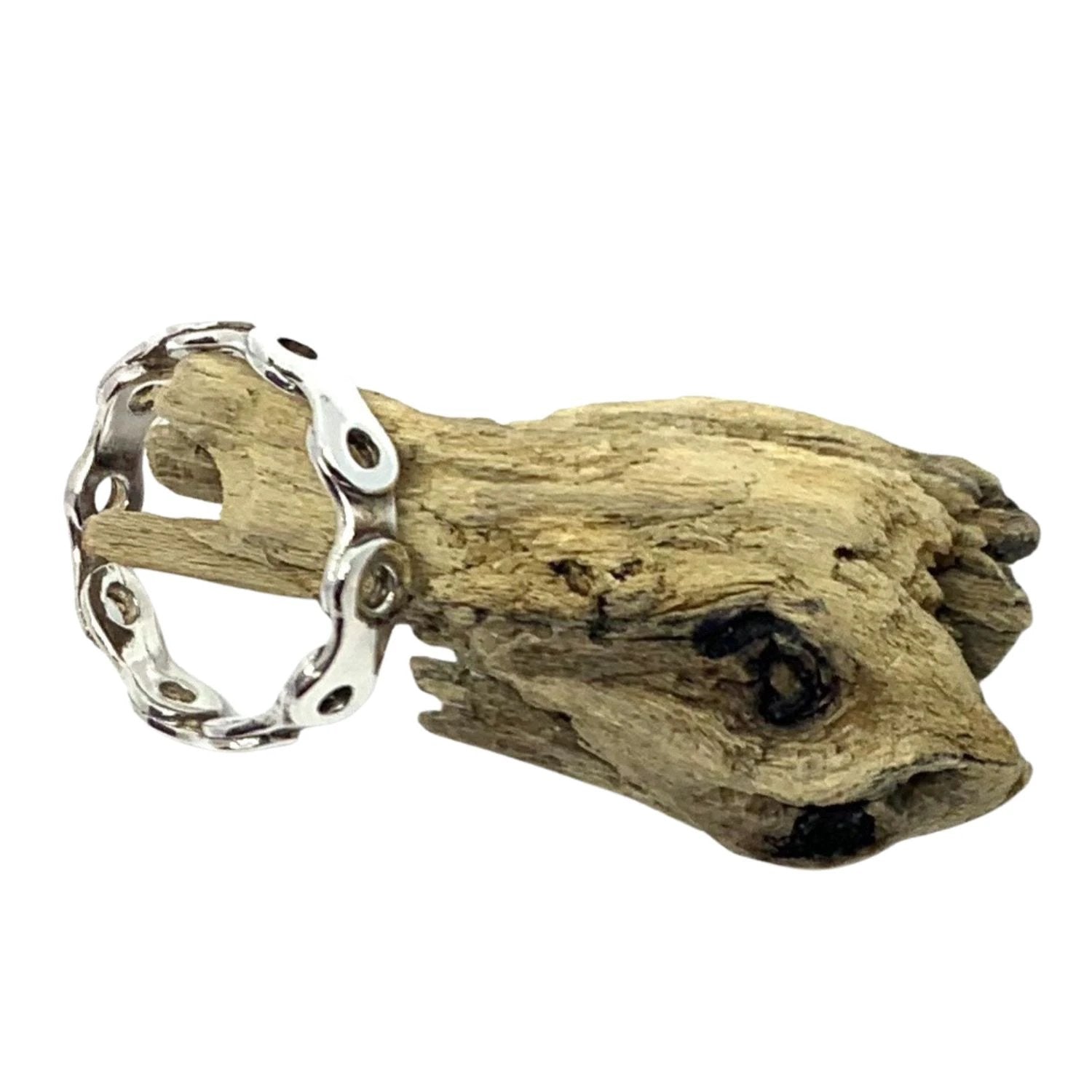 Sterling Silver Biker Ring – Handcrafted Motorcycle Chain Band by Tg-Jewellery By Tamara Gervasio (bikers-band-ring-unisex-men-s-sterling-silver-motorcycle-chain-band)