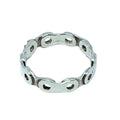Sterling Silver Biker Ring – Handcrafted Motorcycle Chain Band by Tg-Jewellery By Tamara Gervasio (bikers-band-ring-unisex-men-s-sterling-silver-motorcycle-chain-band)