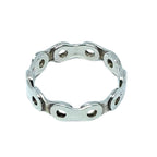 Sterling Silver Biker Ring – Handcrafted Motorcycle Chain Band by Tg-Jewellery By Tamara Gervasio (bikers-band-ring-unisex-men-s-sterling-silver-motorcycle-chain-band)