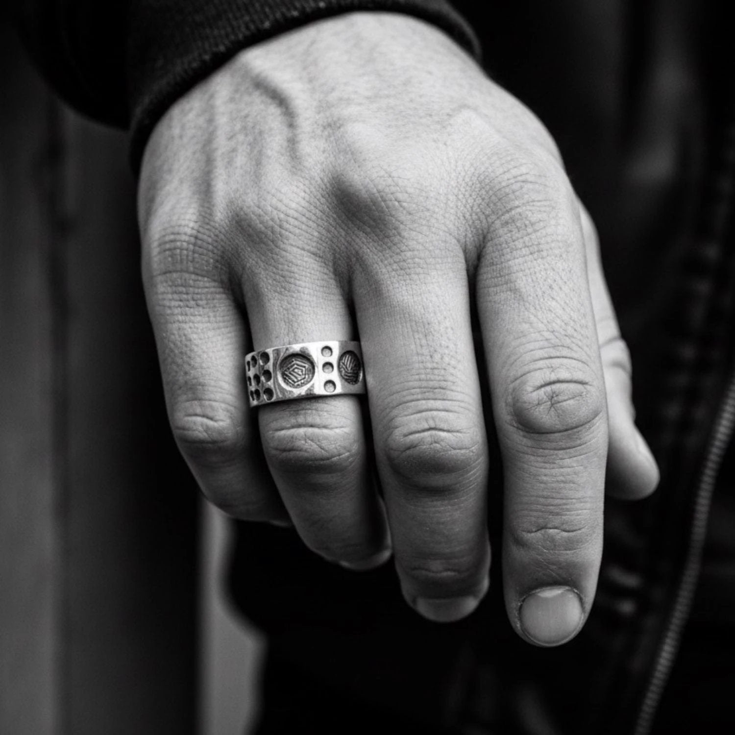 Men's Sterling Silver Ring – Modern Minimalist Band