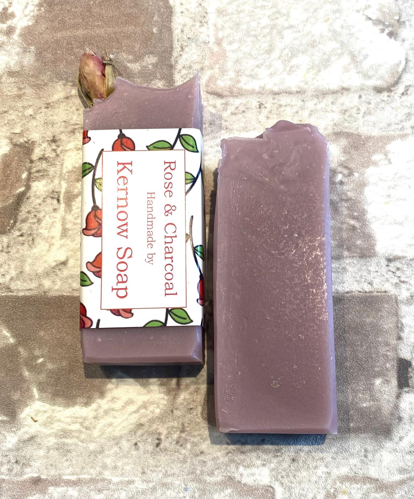 Rose Geranium Soap – Handcrafted with Shea Butter by Kernow Soap (rose-geranium-soap)