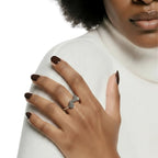 Sterling Silver Ring – Handcrafted Sea Slug Design with Pearl by Tg-Jewellery By Tamara Gervasio (sea-slug-ring-sterling-silver-freshwater-pearl)