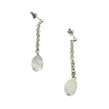 Sterling Silver Drop Earrings – Handcrafted Oval Design by Tg-Jewellery By Tamara Gervasio (women-s-oval-drop-earrings-sterling-silver-925)